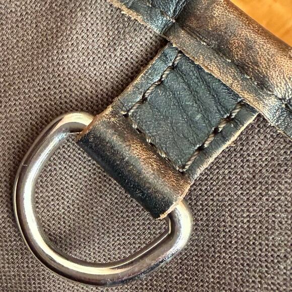 Freebird Mara Pink Croco embossed leather large tote bag distressed RARE - Picture 5 of 16